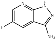 5-fluara-1H-pirazolo[3,4-b]piridin-3-aimín