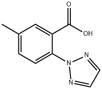 Aigéad beansóch 5-meitil-2-(triazol-2-il).
