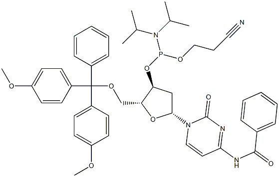 Fosfaraimídít 5'-O-DMT-N4-Benzoyl-2'-deocsaicítídín 3'-CE
