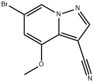 6-bróma-4- meatocsaipirazolo[1,5-a]piridín-3-carbónaitrile