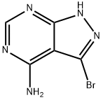 7-bróma-2,4,8,9-tetrazabicyclo[4.3.0]nona-2,4,6,9-tetraen-5-aimín