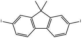 9,9-Démheitiol-9H-2,7-dé-iodfhluairín