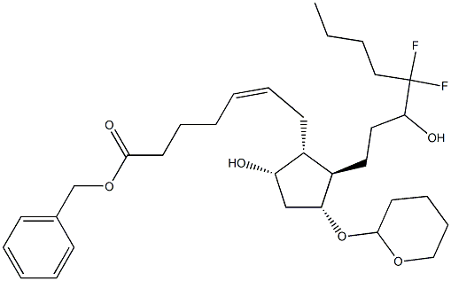 Beinsile (Z)-7-[(1R,2R,3R,5S)-2-(4,4-difluara-3-hiodrocsaoctyl)-5-hiodrocsa-3-[(teitrihidrea-2H-pirean-2-il) ocsaí]cioclpentyl]hept-5-enóáit