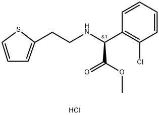 Hidreaclóiríd aicéatáit D-(+)-Meitil-alfa-(2-thienylethamino)(2-clórafheinile)