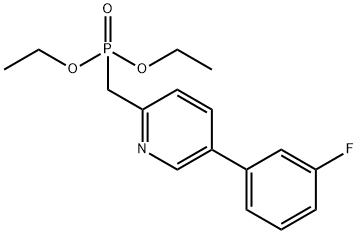 Dé-eitile ((5-(3-fluarafeinil)piridin-2-il)meitil)fosfónáit