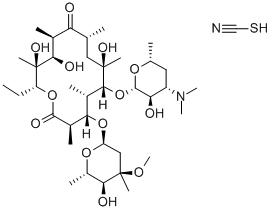 Tiocianáit Erythromycin