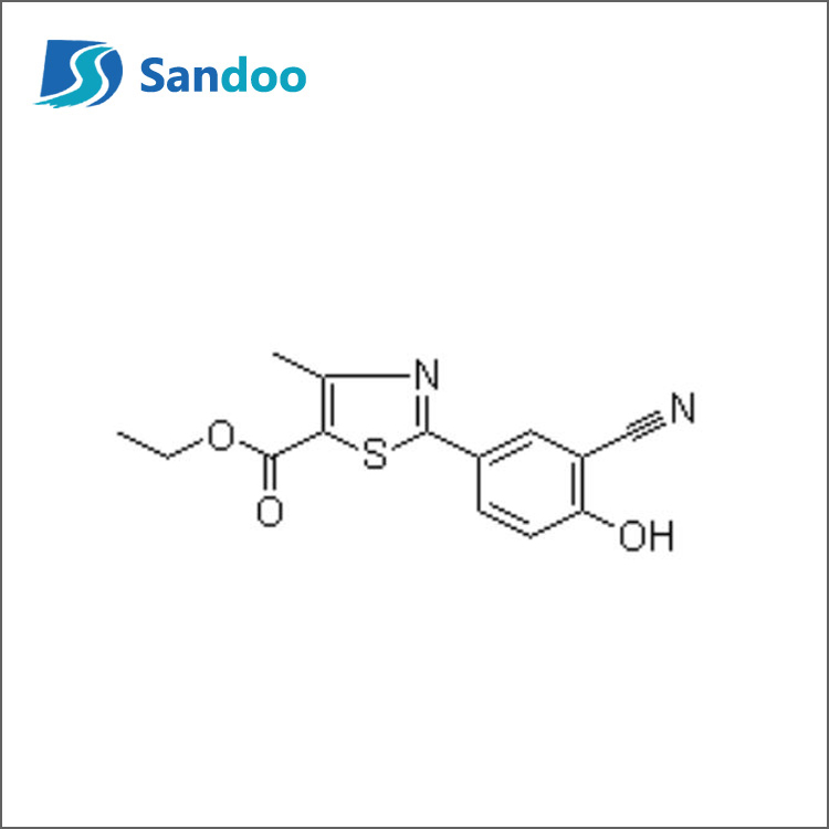 Eitile 2-(3-Cyano-4-Hiodroxyphenyl)-4-Meitil-1,3-Thiazole-5- Carbocsaláit