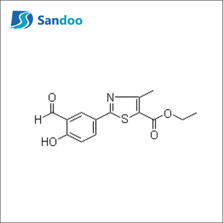 Eitile 2-(3-Formyl-4- Hidroxyphenyl)-4-Meitilthiazole-5- Carbocsaláit