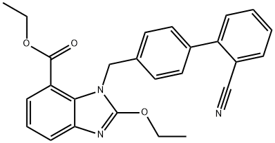 Eitile-2-Eitocsa-1-[[(2'- Cianaibifeinil-4-il) Methil] Beinsimidasól]-7- Carbocsailáit