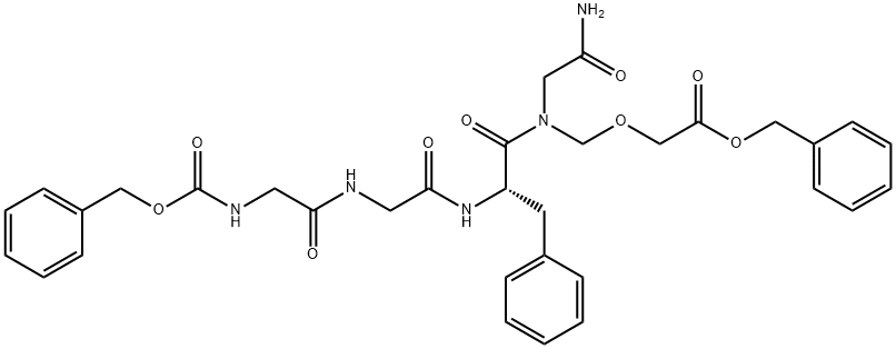 Glycinamide, N-[(feinilmethocsaig)carbóinil]glycylglycyl-L-feinalalanyl-N-[[2-(feanilanalanyl-N-[2-(feanilmethocsaig)-2-ocsaethocsocsa]meitil]-