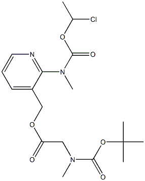Glicín, N-[(1,1-dé-Mheitilocsaic)carbóinil]-N-Meitil-, [2-[[(1-clóraethocsaig)carbónil]MeitilaMino]-3-piridinil]Eistear meitile