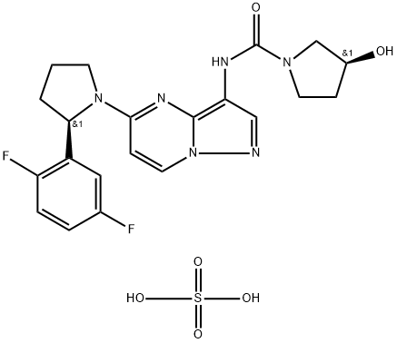 Sulfáit larotrectinib