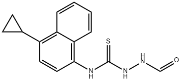 N-(4- Cyclopropil-1-naftailéinil)-2-formylhydrazinecarbothioaimid