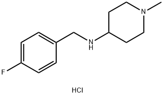 N-(4-fluaraibeinsil)-1-meitilpiperidin-4-amine.HCl