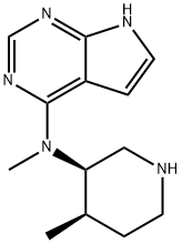 N-meitil-N-((3R,4R)-4-meitilpiperidin-3-il)-7H-pioról[2,3-d]pirimidin-4-aimín