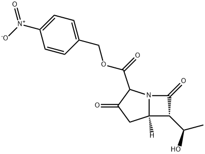p-Nitrobenzyl-6-(1-hiodrocsaitil)-1-aicabicyclo(3.2.0)heiptín-3,7-dé-oin-2-carbocsaláit