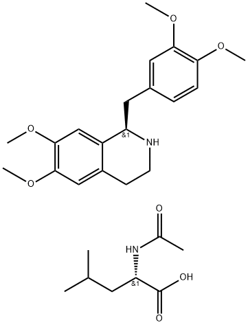 R-Tetrahydropapaverine N-aicéitil-L-leucinate