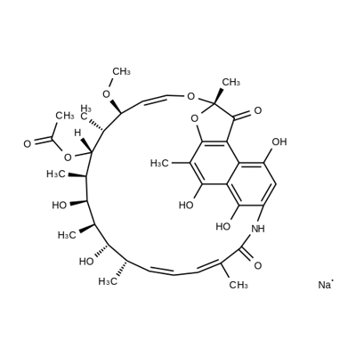 Sóidiam Rifamycin