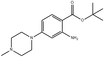 tert-bhúitile 2-aimín-4-(4-meitilpiperazin-1-il)beansóáit